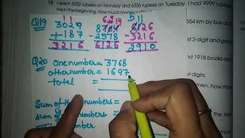Class-3 Mathematics Ch-4 SUBTRACTION