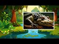 The BIG Silly Crocodile | Animated Crocodile Story For Kids