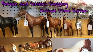 Breyer And Schleich Horse Shopping Antique Store Edition Haul