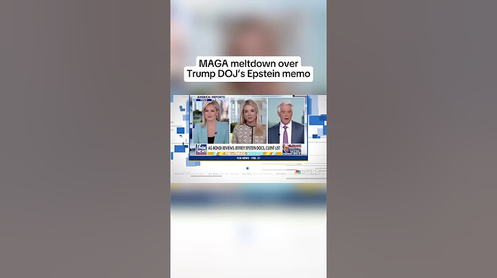 MAGA meltdown over Trump DOJ's Epstein memo
