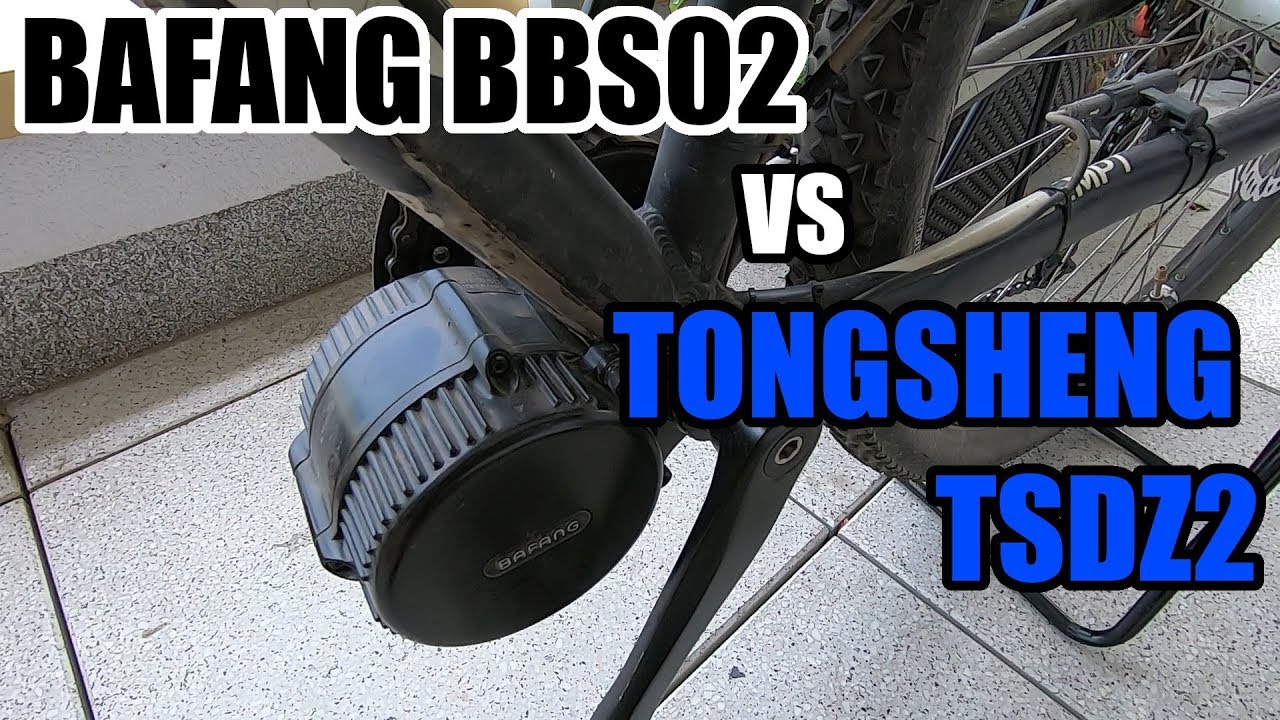 Porównanie silników mid drive : BBS02 z TSDZ2 - YouTube