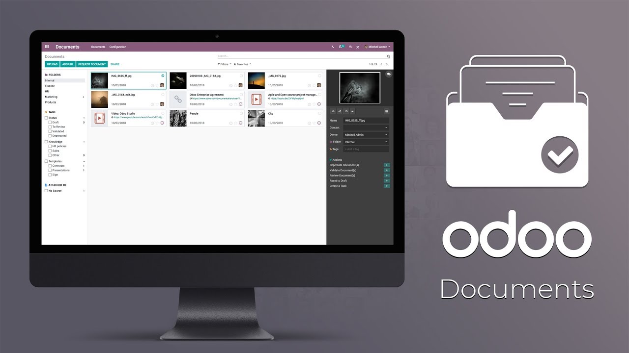 Update Odoo Documents: Document Management System
