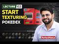 Substance Painter for Beginners – Start Texturing a Pokedex | Lecture 02 | #PerfectManus