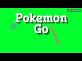 POKEMON GO - HOW TO PRONOUNCE IT!? (HIGH QUALITY VOICE)