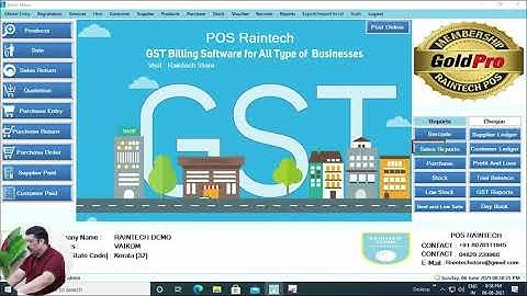 Product-wise sale report Billing Software