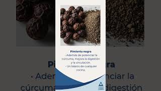 Especias1: Curcuma, Jengibre, Pimienta