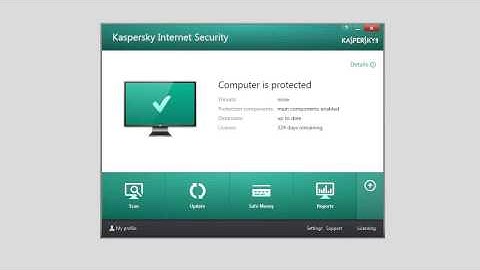 How to enable/disable self-defense in Kaspersky Internet Security 2014