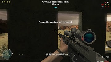 COD2 Sniper Server: Player qwe caught using Wallhack (1)