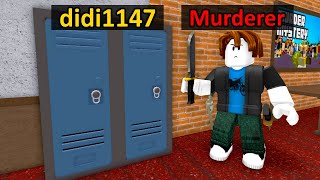 Murder Mystery 2 But I'm DISGUISED as LOCKERS...