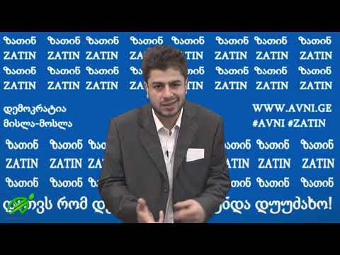 ავნი ბედინაძე  - პარტია ზათინ - თემა: ტურიზმი