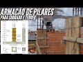 ARMAÇÃO PARA PILARES DE SOBRADO E TÉRREO - CÁLCULO E OTIMIZAÇÃO