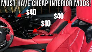 Top Interior Upgrades For Your Toyota Supra Under $100!