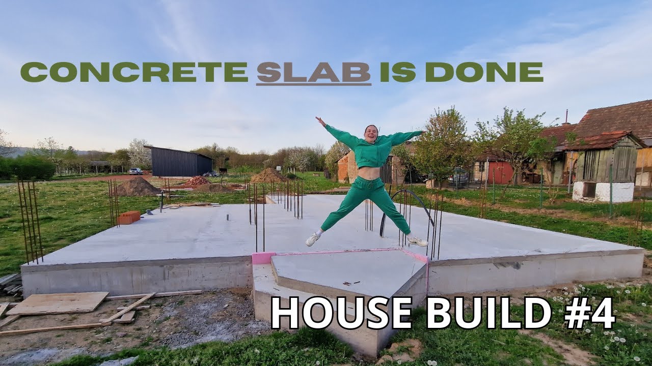 Building My Own House. Pt 4 - Finally We Poured The Concrete Slab