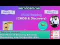 ITOM Training - CMDB & Discovery | Batch 1 | Day 11 | 4 Phases of Discovery, Dependency map