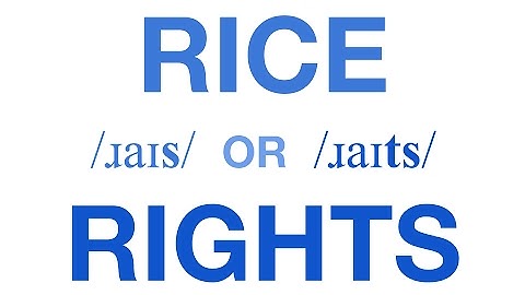 RICE or RIGHTS? English consonant sound pronunciation training through listening with minimal pairs