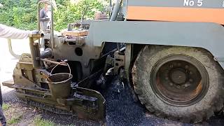 Cara kerja dan review singkat NIGATA Asphalt Finisher