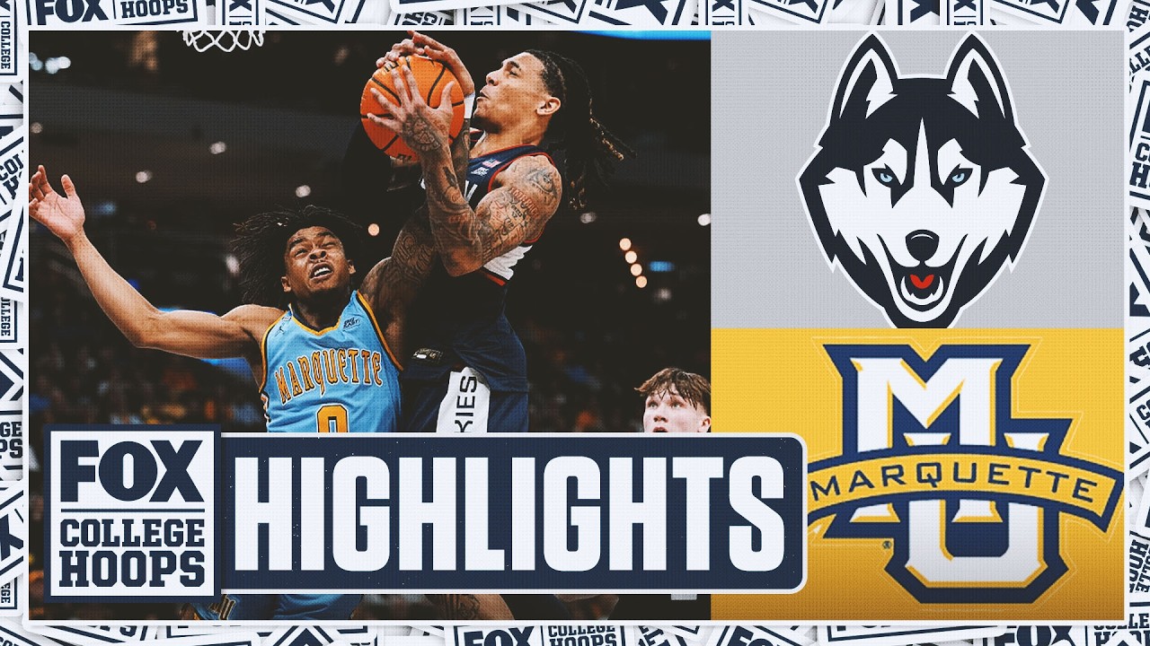 No. 4 UConn Huskies vs. Marquette Golden Eagles Highlights 🏀 FOX College Hoops