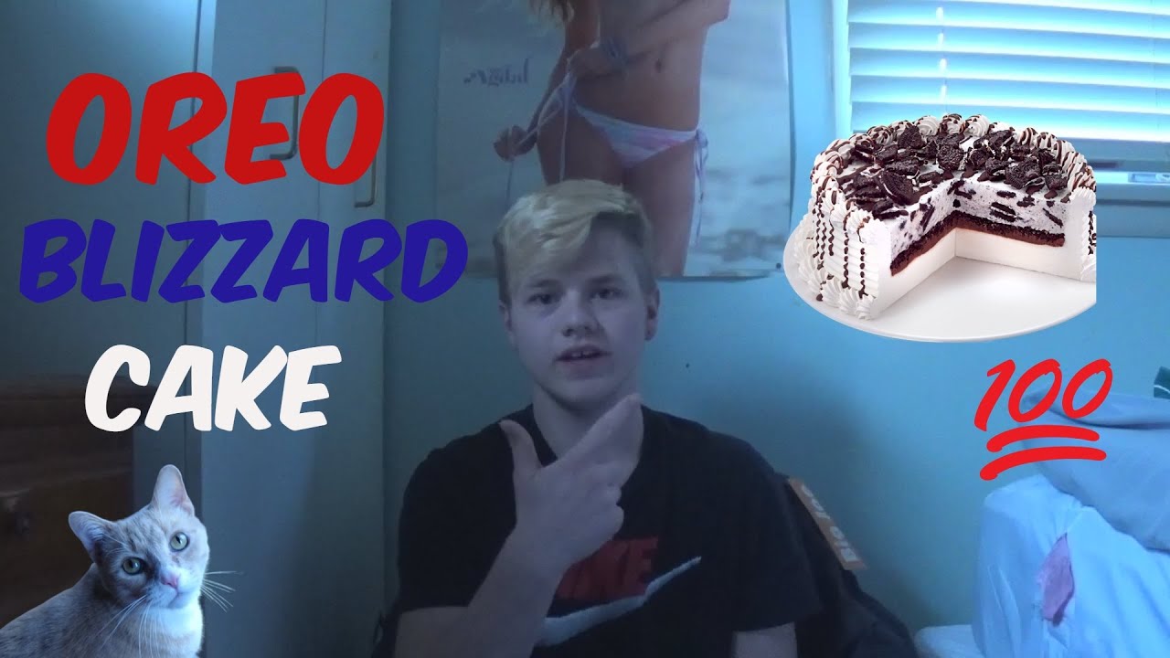 Dairy Queen Oreo Blizzard Cake Review !