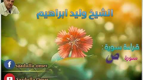 سورة ص الشيخ وليد ابراهيم الفلوجي