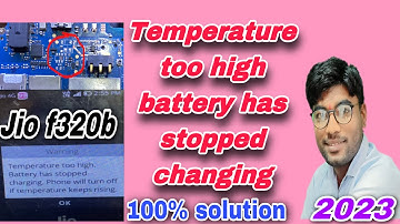 Jio f320b/220b temperature too high phone will turn off if temperature keeps rising problem solution