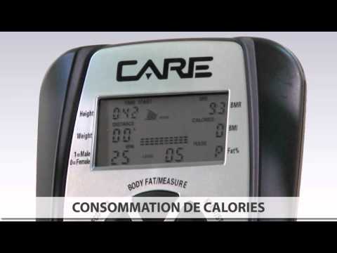 Compteur du vélo Discovery 3 par Care Fitness - YouTube