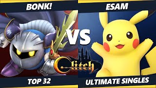 Glitch Konami Code - Bonk Meta Knight Vs. Esam Pikachu Smash Ultimate Tournament