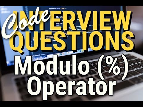 Modulo Operator Tutorial - Code Interview Question Preparation