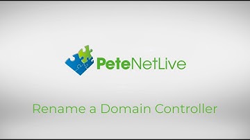 Rename a Domain Controller