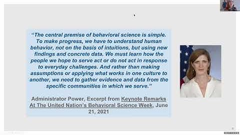 ASAP Webinar: Supporting Prevention and Clinical Outcomes through Social and Behavior Change