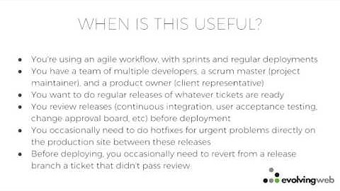 Git branching for Agile workflows in Drupal 8