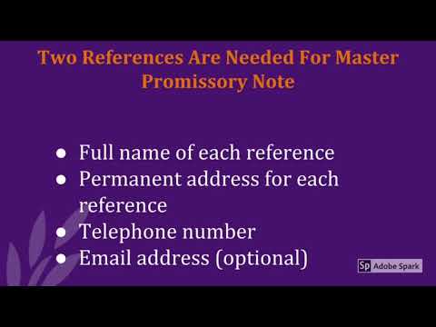 Goshen College Master Promissory Note and Entrance Counseling Tutorial