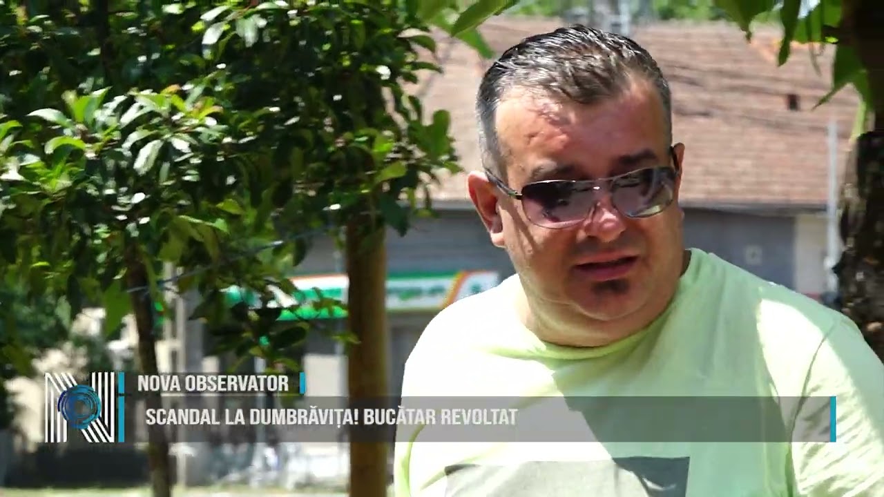 SCANDAL LA DUMBRĂVIȚA! BUCĂTAR REVOLTAT SCANDAL LA DUMBRĂVIȚA! BUCĂTAR REVOLTAT