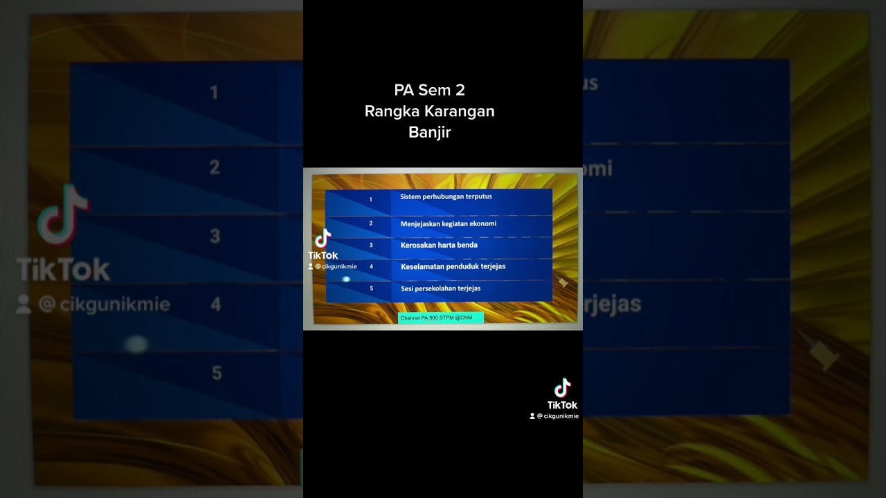 Pa Sem 2 Karangan Banjir Youtube
