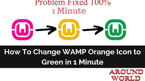 WampServer Not Turning Green in Windows 10| Fix within one minute and 100% working AROUND WORLD 2020
