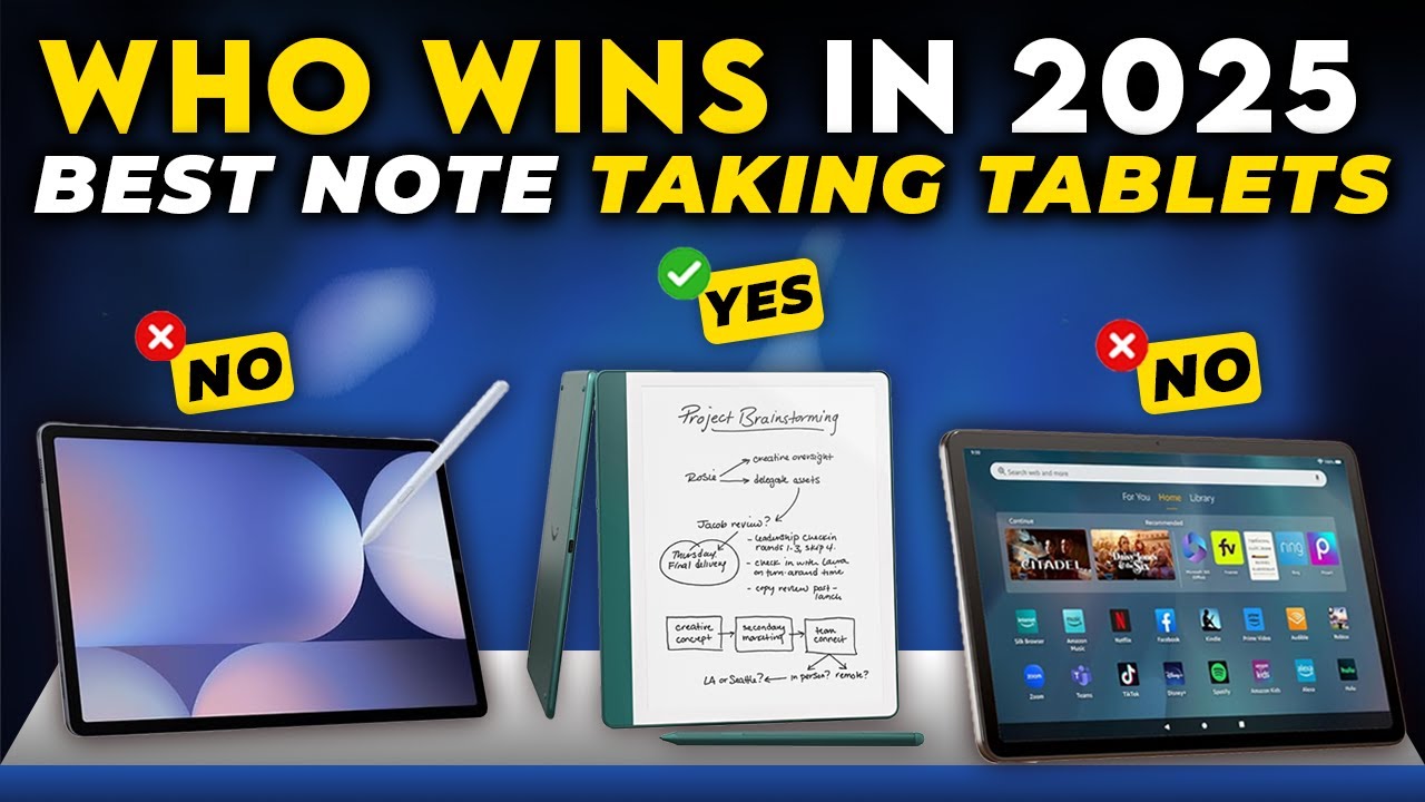 5 Best Note Taking Tablets 2025 I These Are Amazing! - YouTube