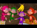 5 pyaare bandar palang pe kud rahe the i     hindi nursery rhymes  jamure kids