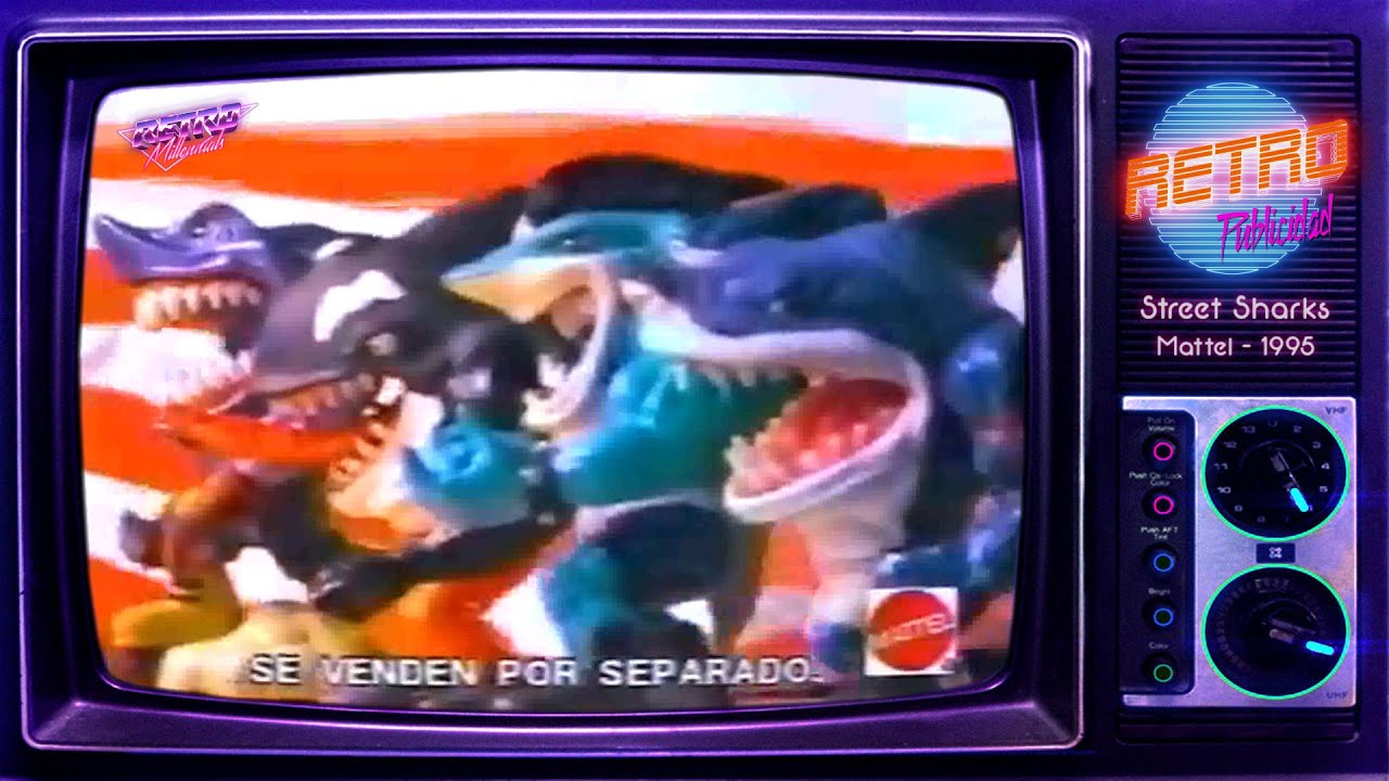 Chaussure De Sport Prototype Street Sharks 1995 - Taille 13 US Enfant - Neuf Sans Boîte