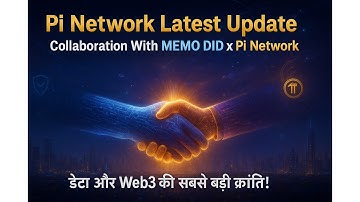 🚀 Pi Network Latest Update 🔥 | MEMO DID x Pi Network Collaboration | Web3 Revolution Begins!
