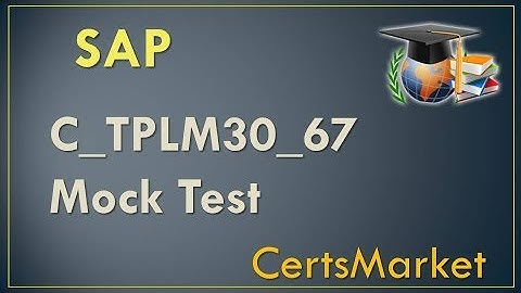C_TPLM30_67 Mock Test To Improve Your C_TPLM30_67 Exam Score