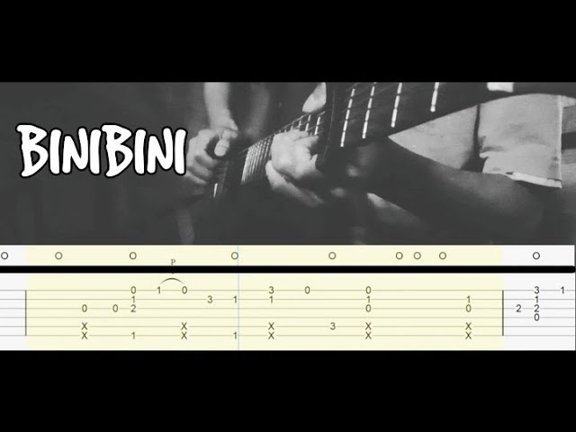zach tabudlo - binibini - fingerstyle tab (guitar cover)