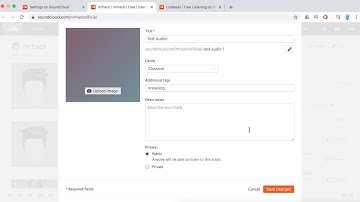 How to CHANGE TRACK NAME & URL on SOUNDCLOUD?