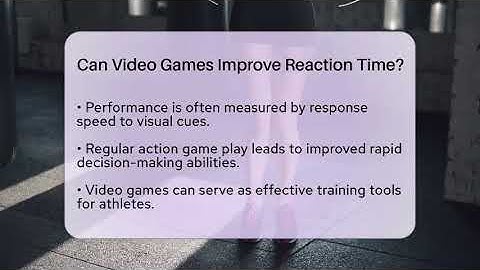 Can Video Games Improve Reaction Time? - Knock Out Reels