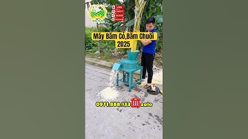 Máy Băm Cỏ Voi,Thái Cây Chuối 2025 #maybamchuoi #maythaichuoimin #maybamcovoi