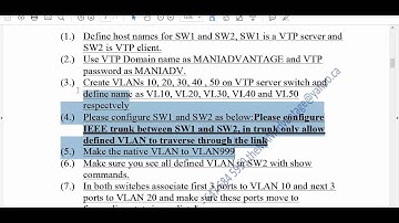 CCNP SWITCH CLASS LAB VLAN VTP TRUNK ETHER CHANNEL VIDEO