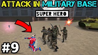 attack in military base | super hero | super hero game | superhero video game screenshot 4