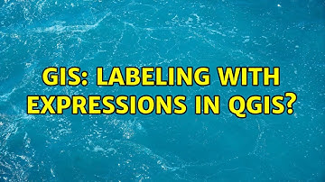 GIS: Labeling with expressions in QGIS? (2 Solutions!!)