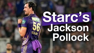 Starc's Jackson Pollock | Qualifer 1 - KKR vs SRH | #ipl2024 | #cricket