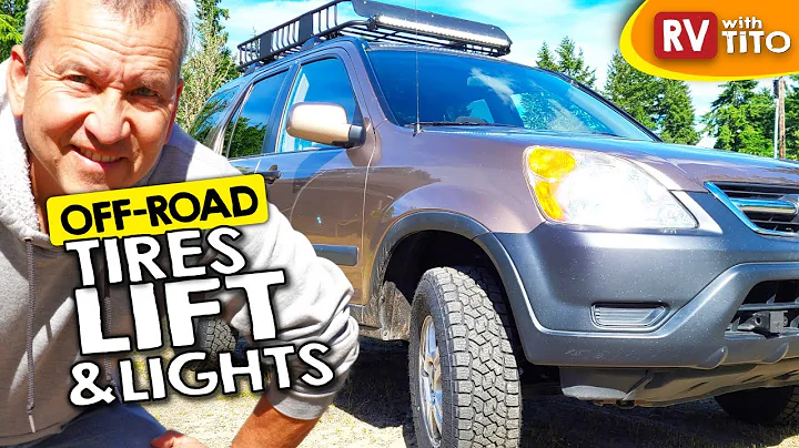 DIY Lift Kit and Off-Road Tires on Honda CRV Tow Car