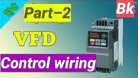 Connection of VFD Delta MS 300 with POT & RPM METER in Hindi