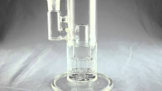 BUDDHA Glass -Single Gridded Can w/ 18mm Slide and Ice Pinches - TheDabLab.com